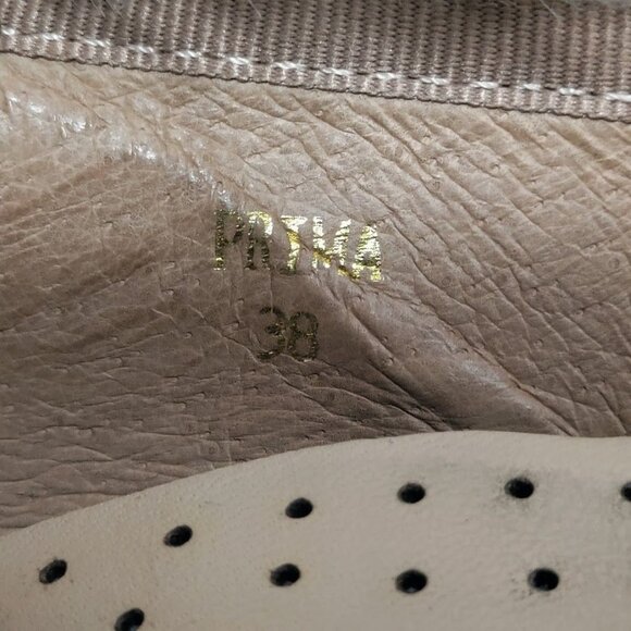 Mona Lisa Prima Leather Bow Accent Soft Pink Ballet Flats Women's Size 8 - Picture 7 of 11